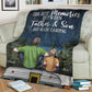 Camping When I'm At My Best Personalized Flannel Blanket For Bed Sofa And Reading Nook Decor