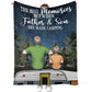 Camping When I'm At My Best Personalized Flannel Blanket For Cozy Bedroom And Sofa Decor