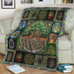 Witch Earth Tree Of Life Personalized Flannel Blanket For Bed Sofa And Reading Nook Decor