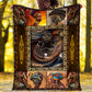 Black Woman Afro Culture American Flannel Blanket For Soft Bed Couch And Home Comfort