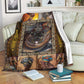 Black Woman Afro Culture American Flannel Blanket For Living Room And Bedroom Styling