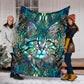 Cat Flannel Blanket For Soft Bed Couch And Home Comfort