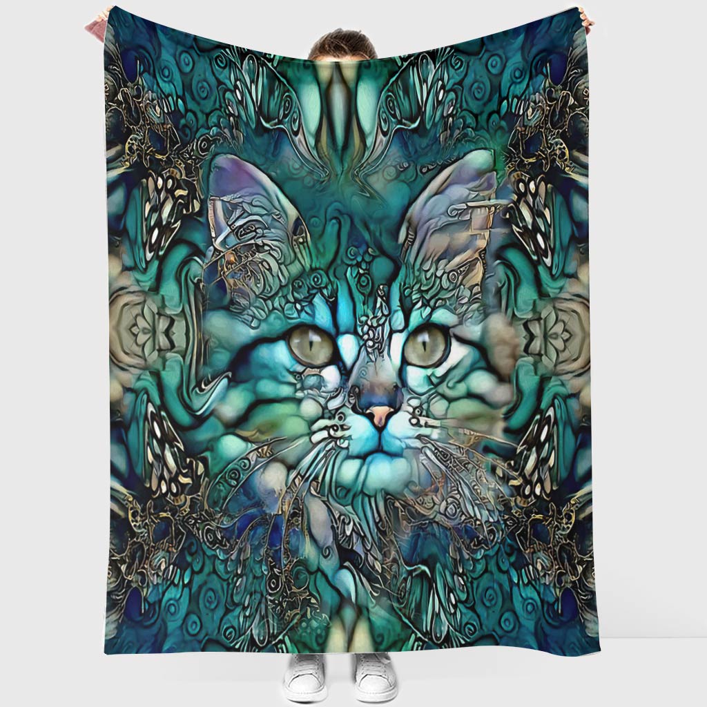Cat Flannel Blanket For Living Room And Bedroom Styling