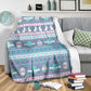Easter Bunny Egg Pattern Flannel Blanket For Living Room And Bedroom Styling