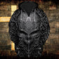 Black Leather Skull Art – 3D Hoodie