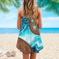 Turtle Is Beach Soul Limited 2 – Women's Summer Sleeveless V-Neck Camisole Dress