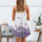 Dogs Purple Flower Shih Tzu Limited – Women's Summer Sleeveless V-Neck Camisole Dress