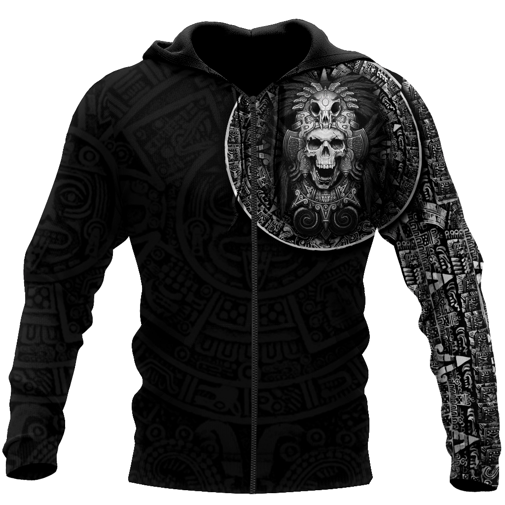 Mexican Aztec Warrior Art - 3D Hoodie