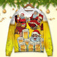 Christmas Santa Loves Holiday Drinks – Sweater - Ugly Christmas Sweater