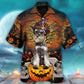 Halloween Schnauzer Cute Dog Theme – Hawaiian Shirt