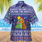 Funny Christmas Cat Tree Chaos Holiday - Hawaiian Shirt