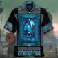 Blue Dragon Viking Pattern Art – Hawaiian Shirt