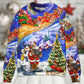 Christmas Santa Love Holiday Style – Sweater - Ugly Christmas Sweater