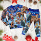 Christmas Merry Christmas Santa Stronger - Pajamas Long Sleeve - Owls Matrix LTD