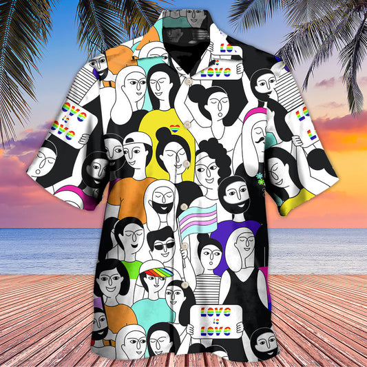 LGBT Love Be Who You Are – Hawaiian Shirt