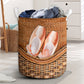 Ballet dance rattan teaxture - Laundry basket - Owls Matrix LTD