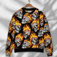 Skull Cool Fire Art Style – Sweater - Ugly Christmas Sweater