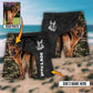 German Shepherd My Lovely Dog Custom Photo Personalized - Beach Short - Owls Matrix LTD
