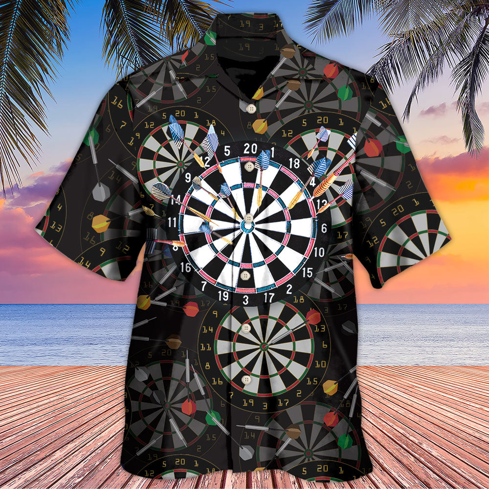 Funny Dart Minimalist Humor – Hawaiian Shirt