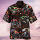 Monster Truck Lava Action Art - Hawaiian Shirt