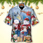 Christmas Family Snowman Love Holiday Art – Hawaiian Shirt