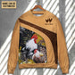Old Rooster And Cute Chick Farm Art – Sweater - Ugly Christmas Sweater