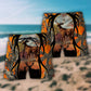 Hunting Deer Orange Camo Outdoor - Beach Short
