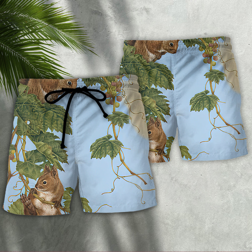 Squirrel Tree Climbing Adventure - Beach Short