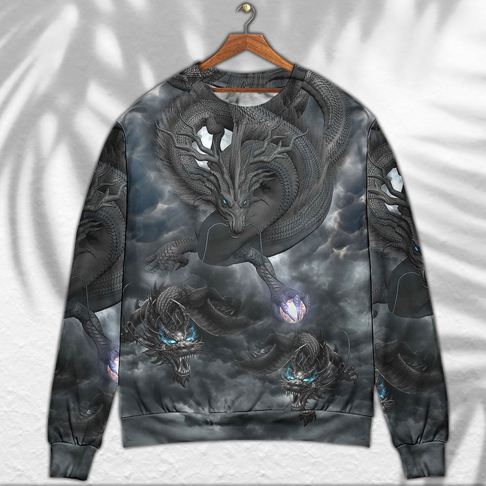 Dragon Power Fantasy Art Style – Sweater - Ugly Christmas Sweater