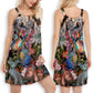 All I Need Is Sphynx Cat – Women's Summer Sleeveless V-Neck Camisole Dress