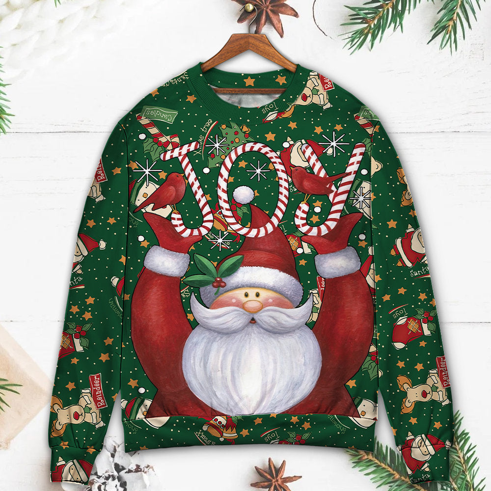 Christmas Santa Lover Joyful Style – Sweater - Ugly Christmas Sweater