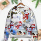 Snowman Christmas Merry Xmas Style – Sweater - Ugly Christmas Sweater