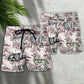 Goat Tropical Art Style - Beach Short