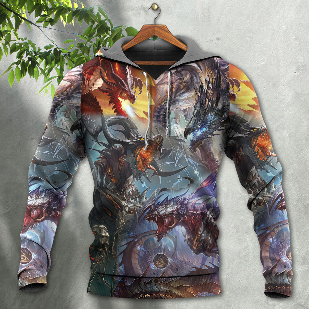 Dragon Fantasy World Magic Art - Hoodie