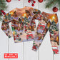Christmas Santa Is Delivering Love - Pajamas Long Sleeve - Owls Matrix LTD