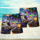 Neon Dragon Legends Colorful – Beach Short
