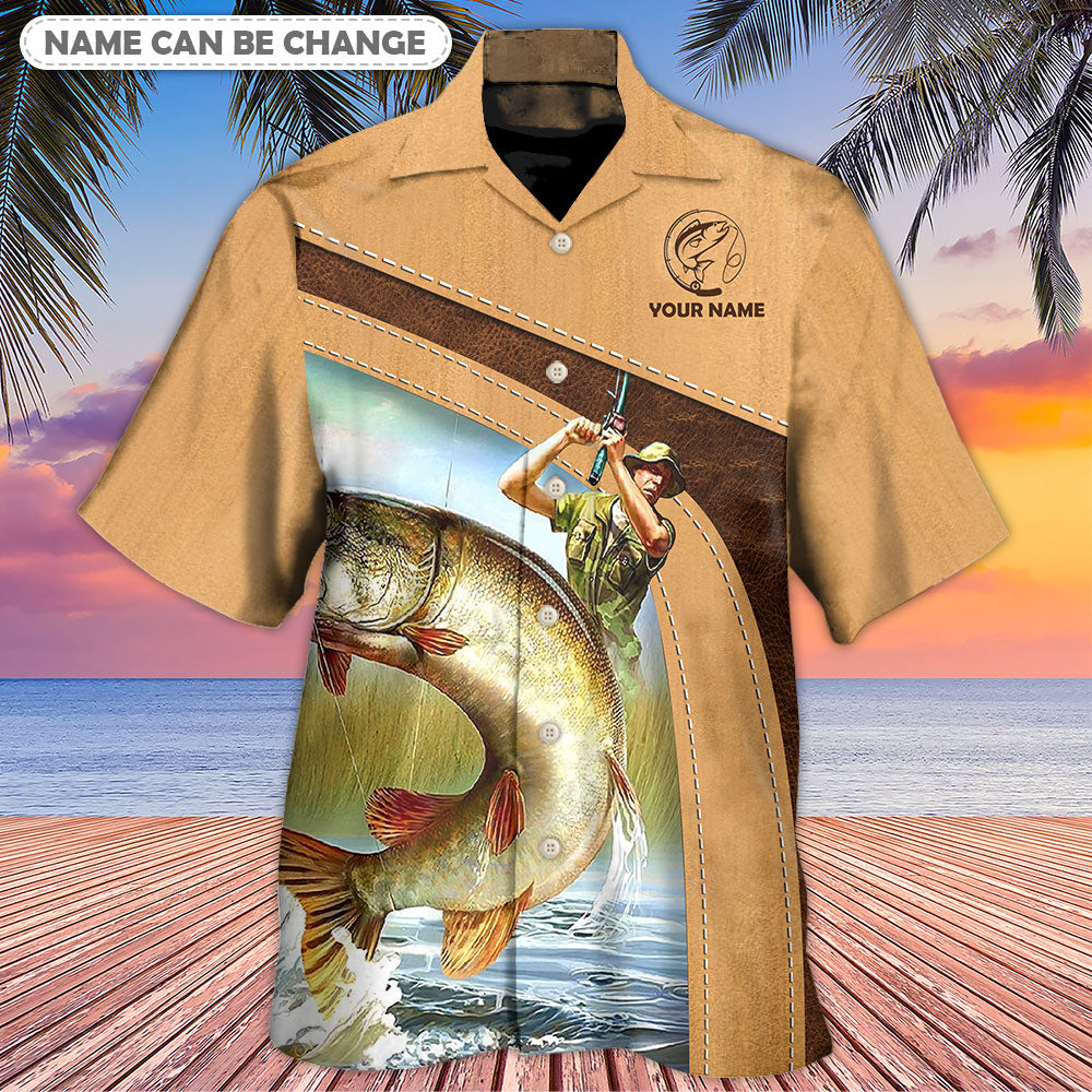 Old Fisherman And Best Catch Personalized - Hawaiian Shirt