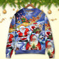 Christmas Funny Santa Happy Xmas Is Coming – Sweater - Ugly Christmas Sweater