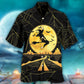 Halloween Witch On Desert Highway - Hawaiian Shirt
