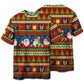 T-shirt / S Christmas Santa Claus Happy Xmas Amazing - Pajamas Short Sleeve - Owls Matrix LTD