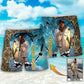 Fishing Blue Water Cool Custom Photo Personalized - Beach Short - Owls Matrix LTD