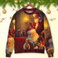 Christmas Santa Spirit Of Christmas Art – Sweater - Ugly Christmas Sweater