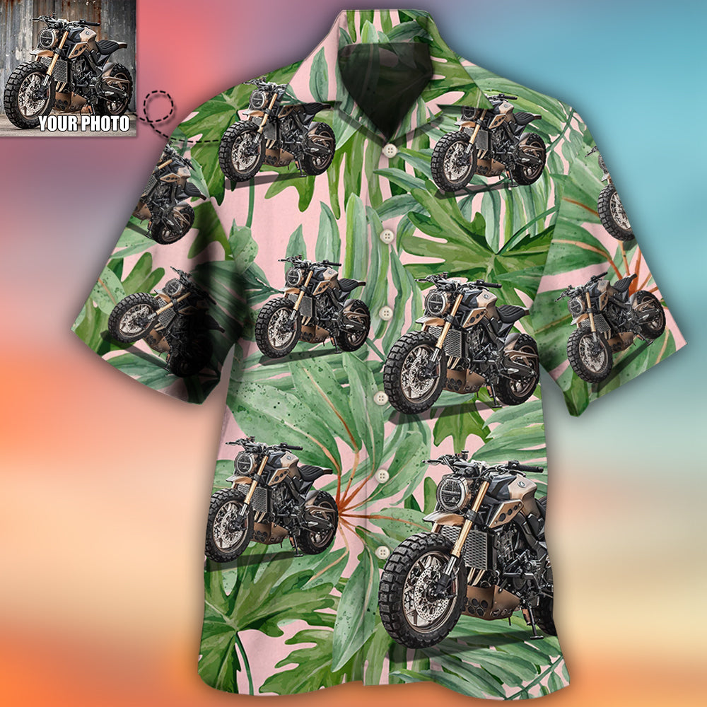 Motorcycle Lover Custom Photo - Hawaiian Shirt