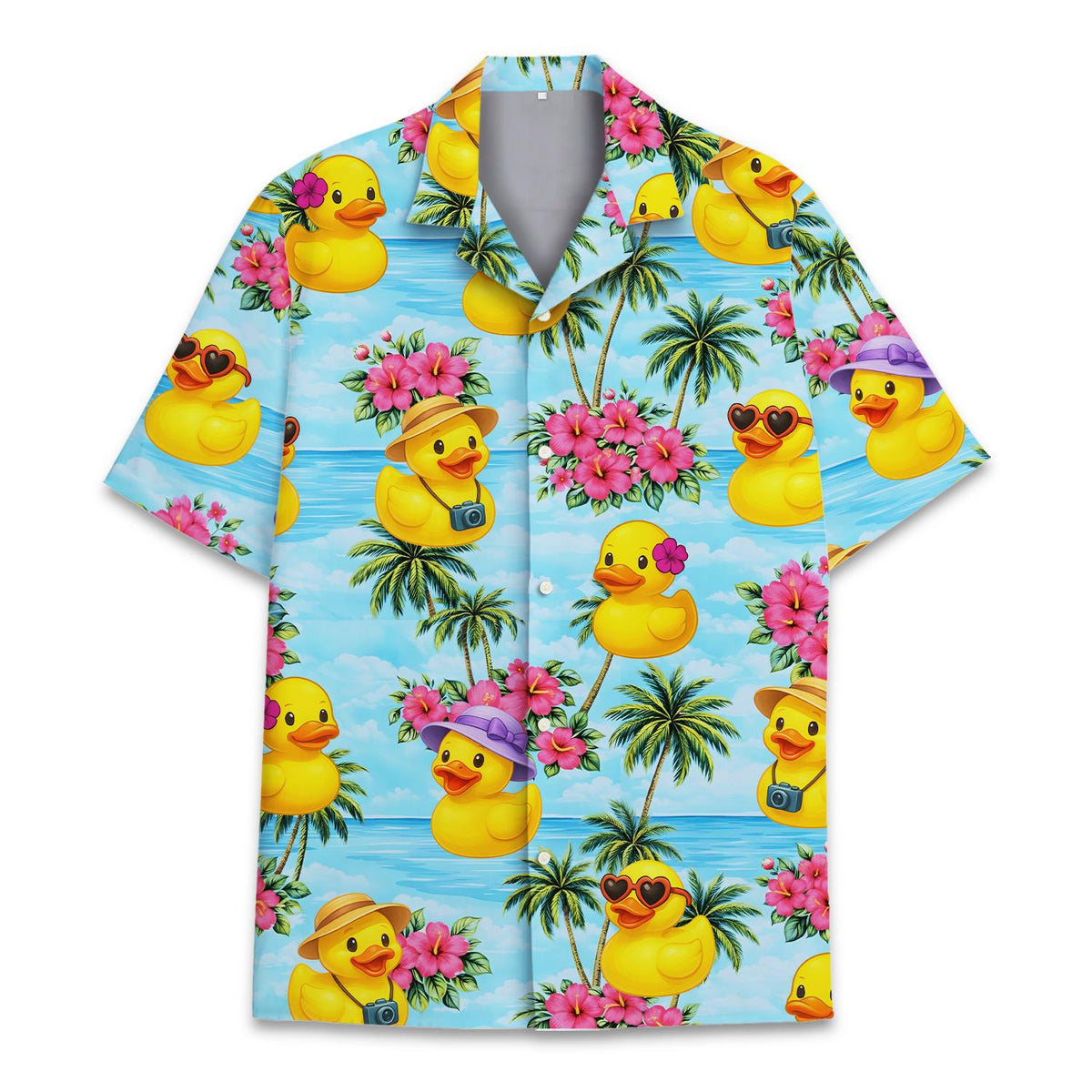 Tropical Rubber Duck Summer Beach Vacation – Hawaiian Shirt
