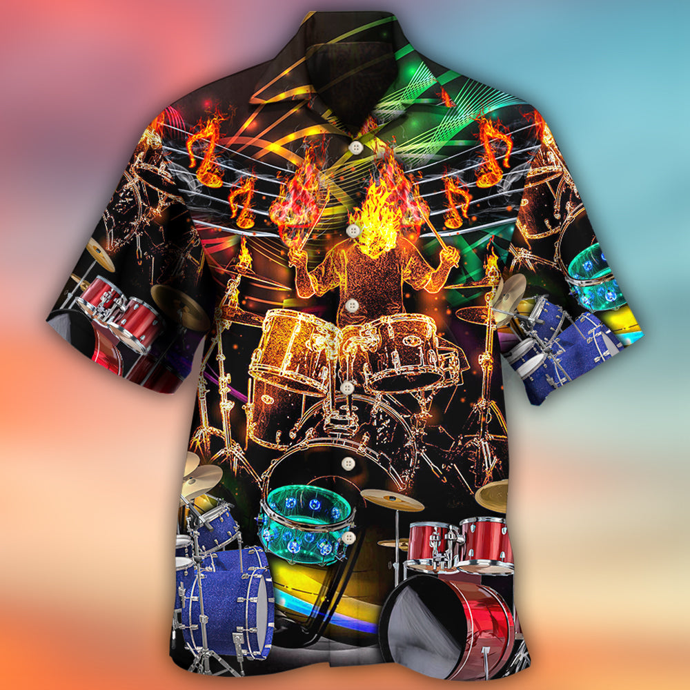 Drum Is My Life Colorful Music Style – Hawaiian Shirt