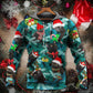 Christmas Black Cat Jolly Mood - 3D Hoodie