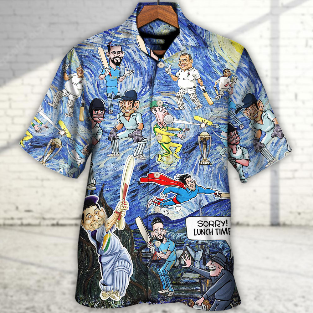 Cricket Sport Funny Play Amazing Style - Hawaiian Shirt