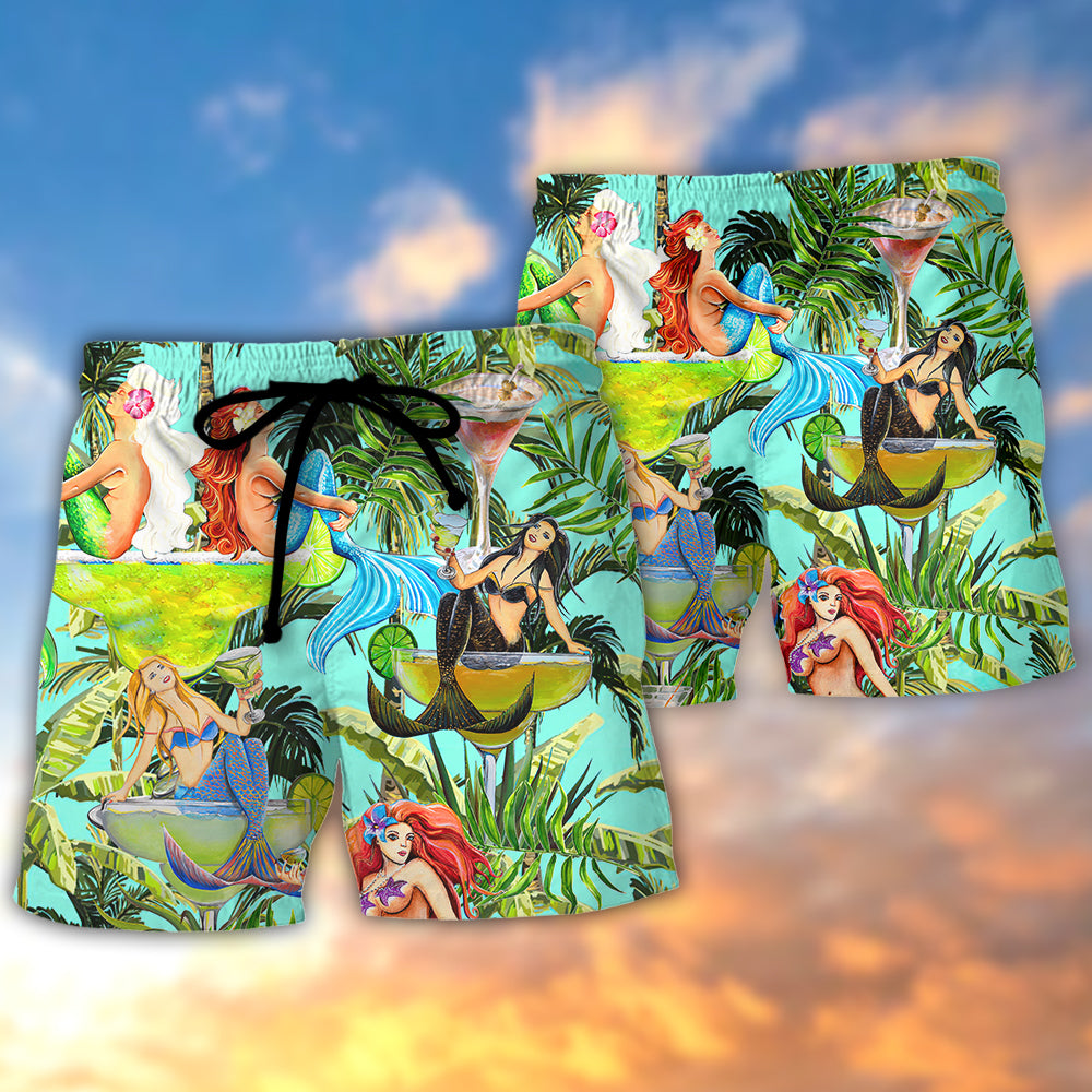 Mermaid Cocktail Fantasy Tropical – Beach Short