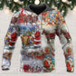 Christmas Believe In Magic Quote Art – 3D Hoodie