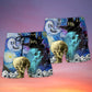 Halloween Skull Smoke Starry Night – Beach Short